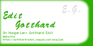 edit gotthard business card